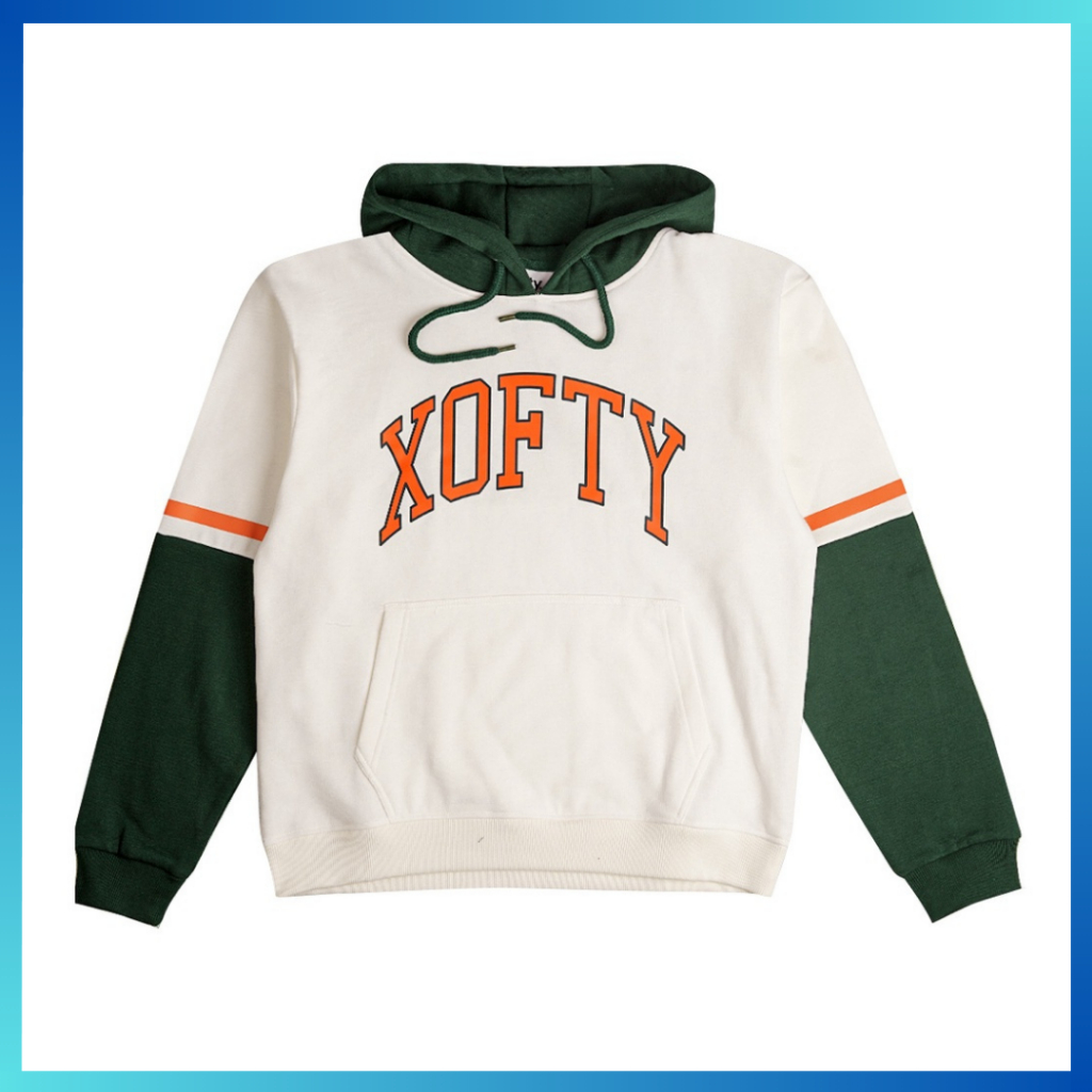 XOFTY Raekwon Hoodie - Hoodie Unisex Cut and Sew untuk Daily Wear, Hangout & Aktivitas Luar | CVC 80