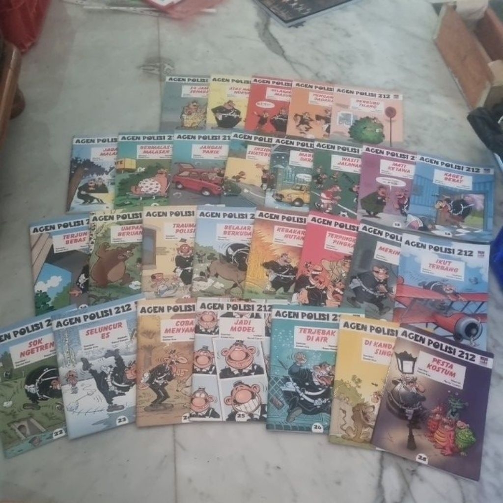 preloved buku: komik agen polisi 212