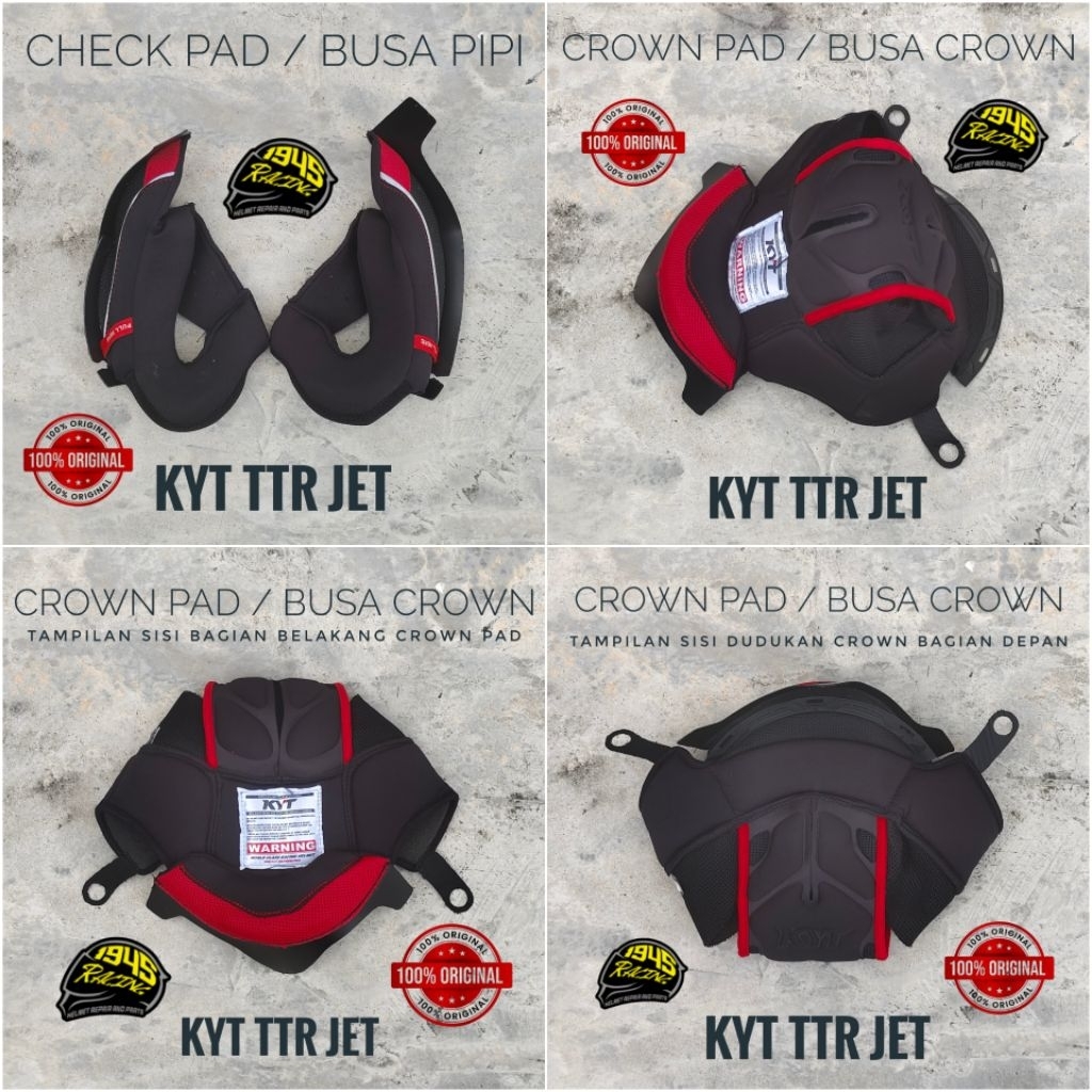 Busa Helm KYT TTR Jet Original 100%