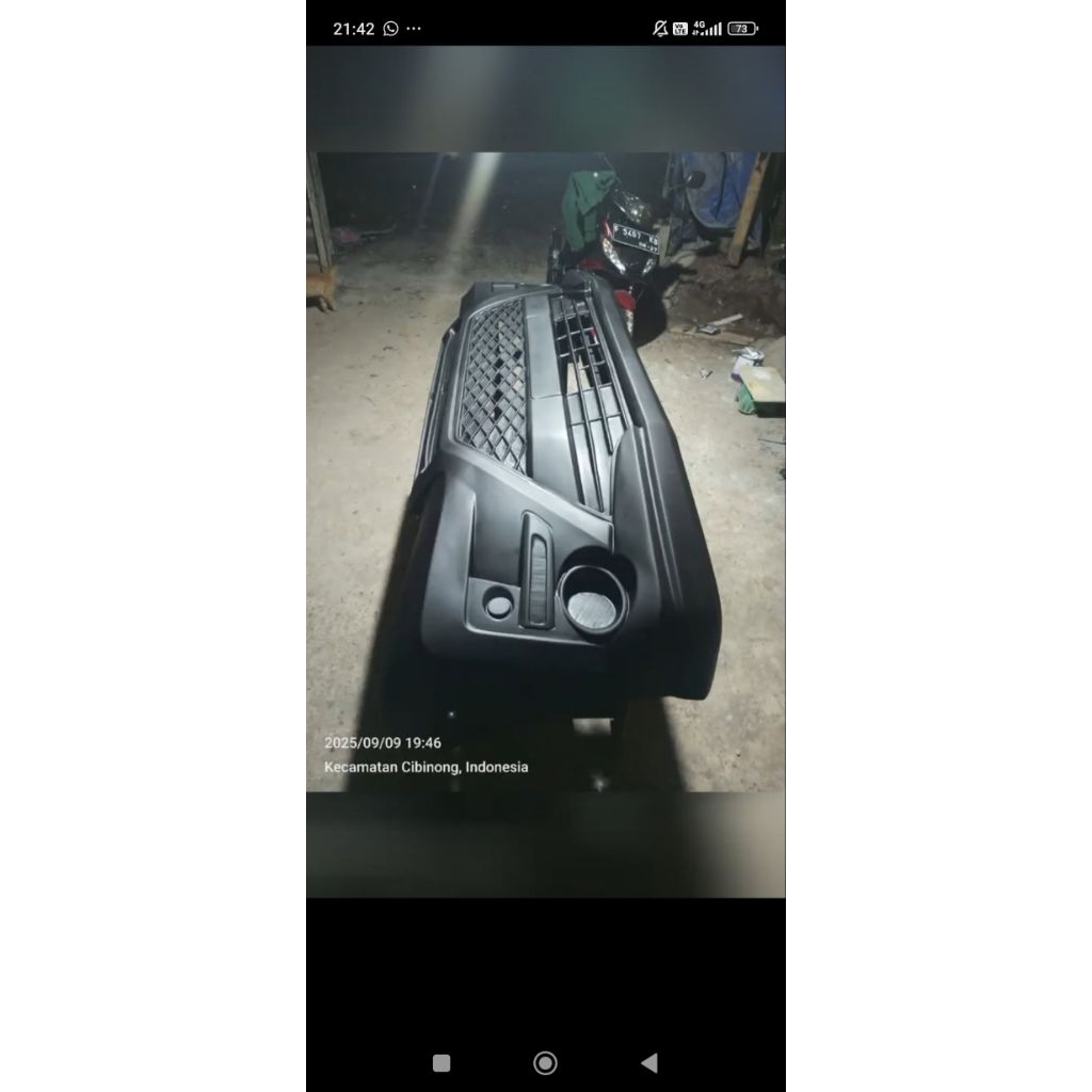 bemper depan grand max