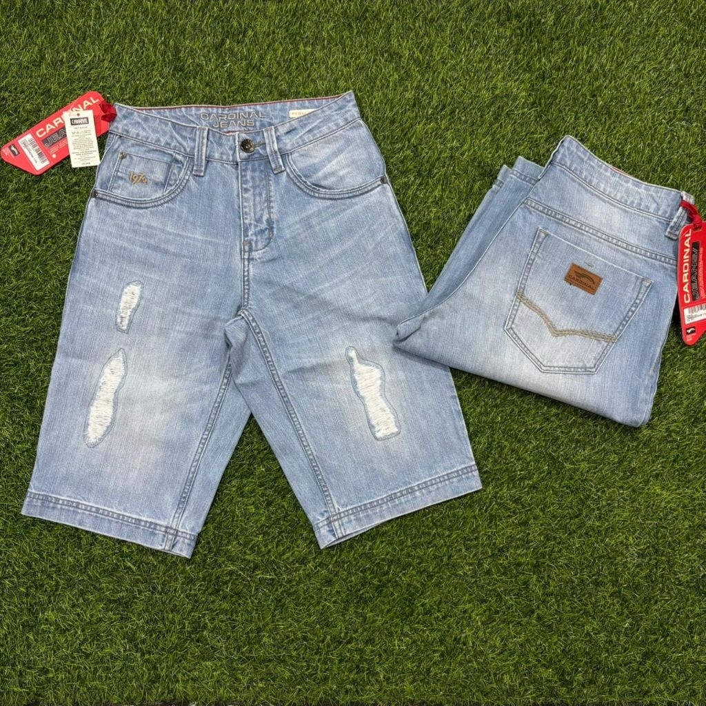 CELANA PENDEK CARDINAL JEANS ORIGINAL CELANA JEANS SOBEK STRETCH