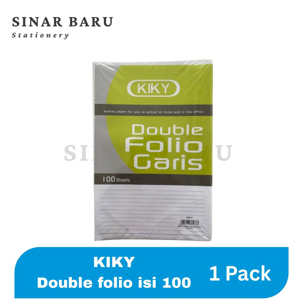 Double folio | Kiky double folio | folio isi 100