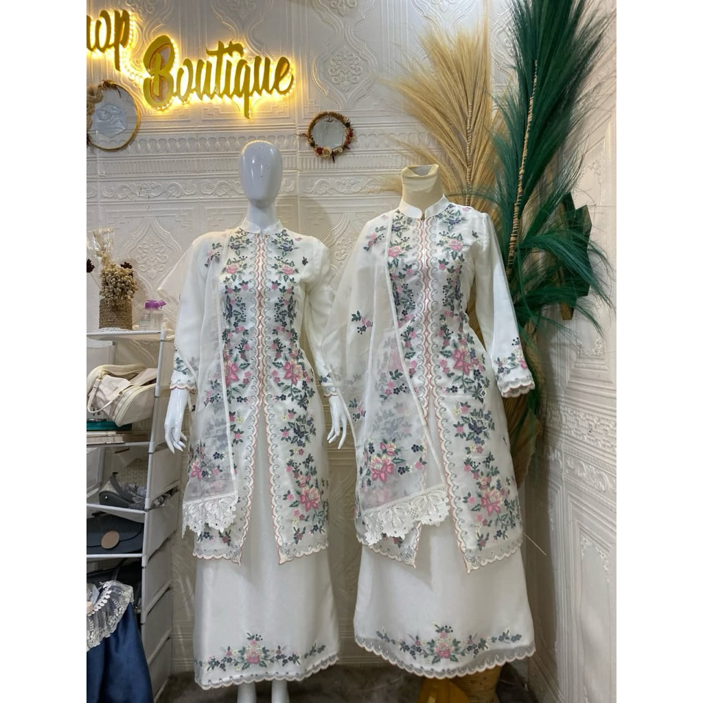 Set Bahan Bordir Baju kurung