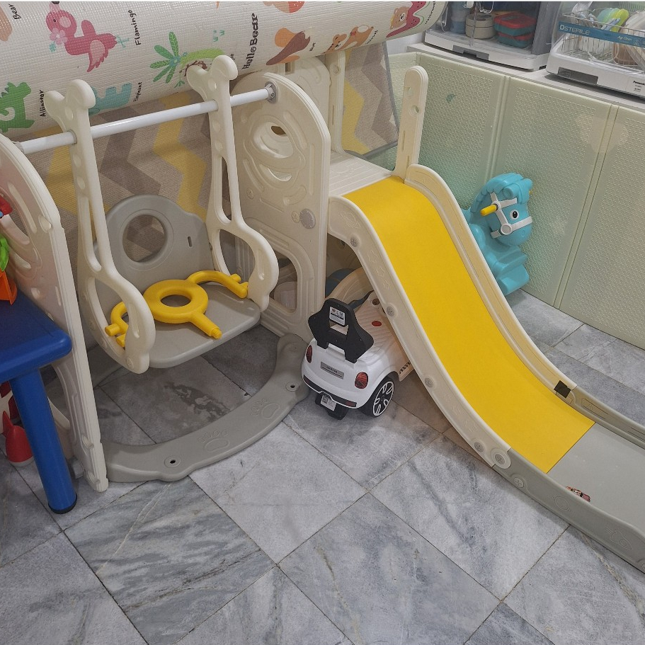 Perosotan Ayunan Spacebaby SB 8207 Plastik Swing Slide (Preloved, Bekas, Pernah Dipakai, Second, Sek