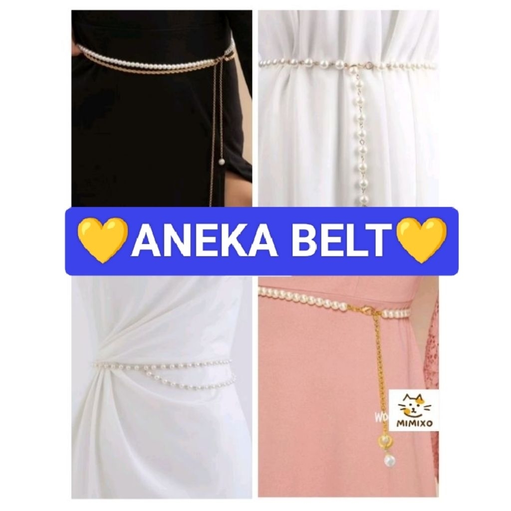 BISA COD IKAT PINGGANG MUTIARA, IKAT PINGGANG RANTAI, IKAT PINGGANG DRESS, IKAT PINGGANG KOREA, TALI