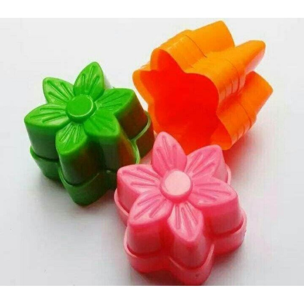 3 lusin cetakan kue putu ayu / bunga tulip