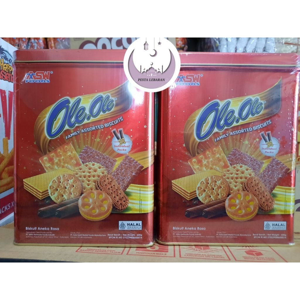 AS'W FOOD - OLE OLE FAMILY ASSORTED BISCUIT 600 GR