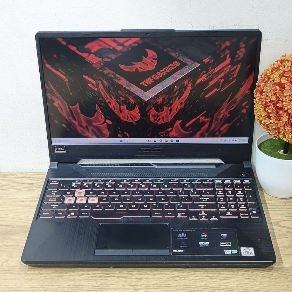 Laptop Second ASUS TUF F15 FX506LI Intel Core i5 Gen 10 Vga GTX 1650ti (4GB) Ram 8GB/Ssd 512GB