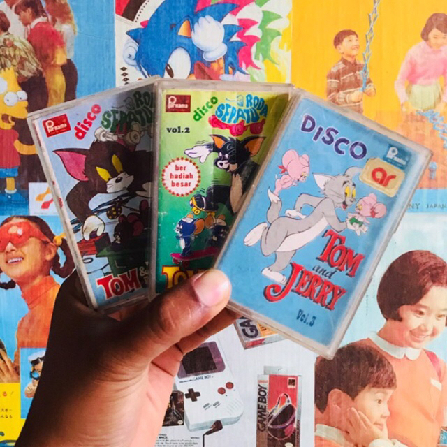 Kaset Pita Disco TOM AND JERRY - Sepaket