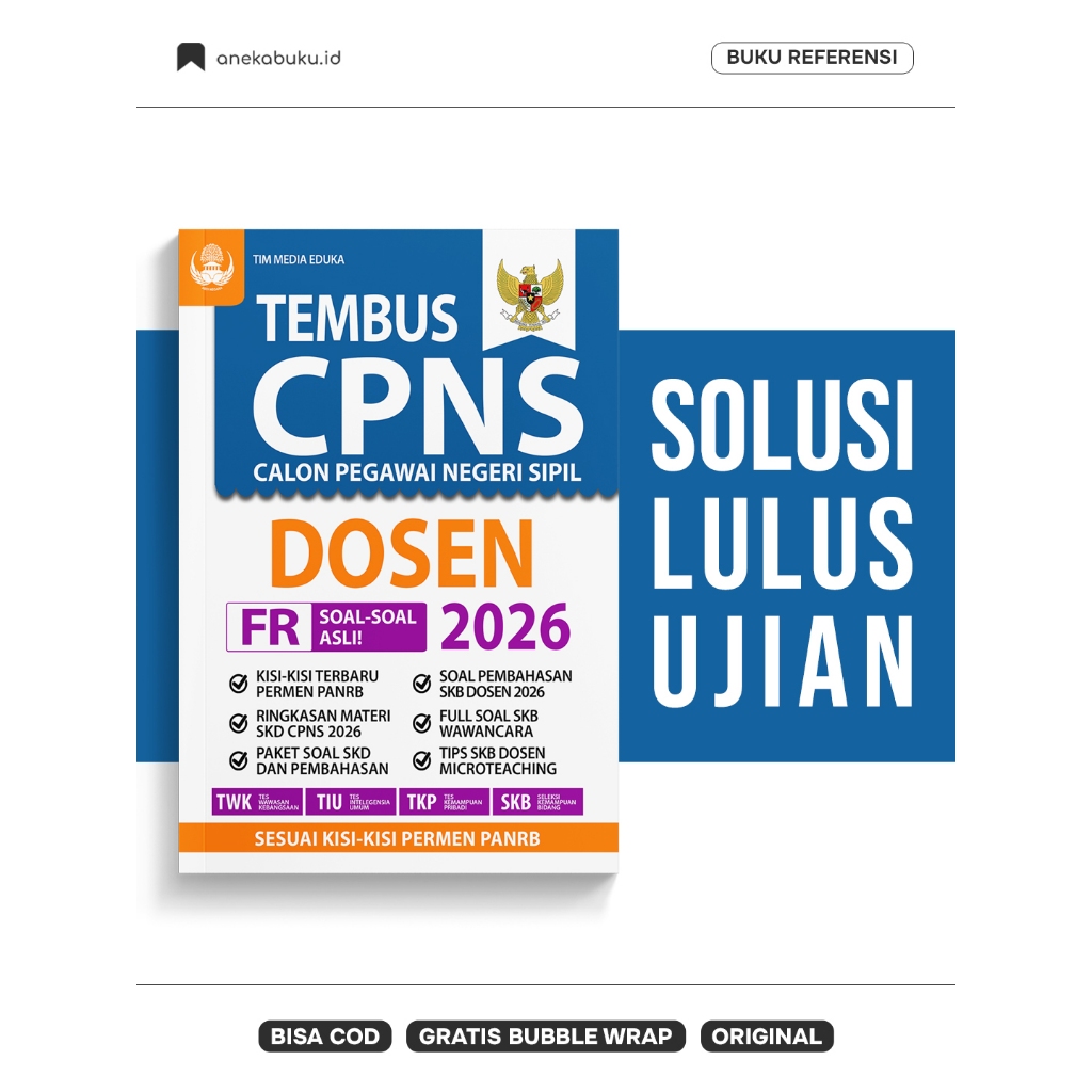 Buku TEMBUS CPNS DOSEN 2026 - Media Eduka