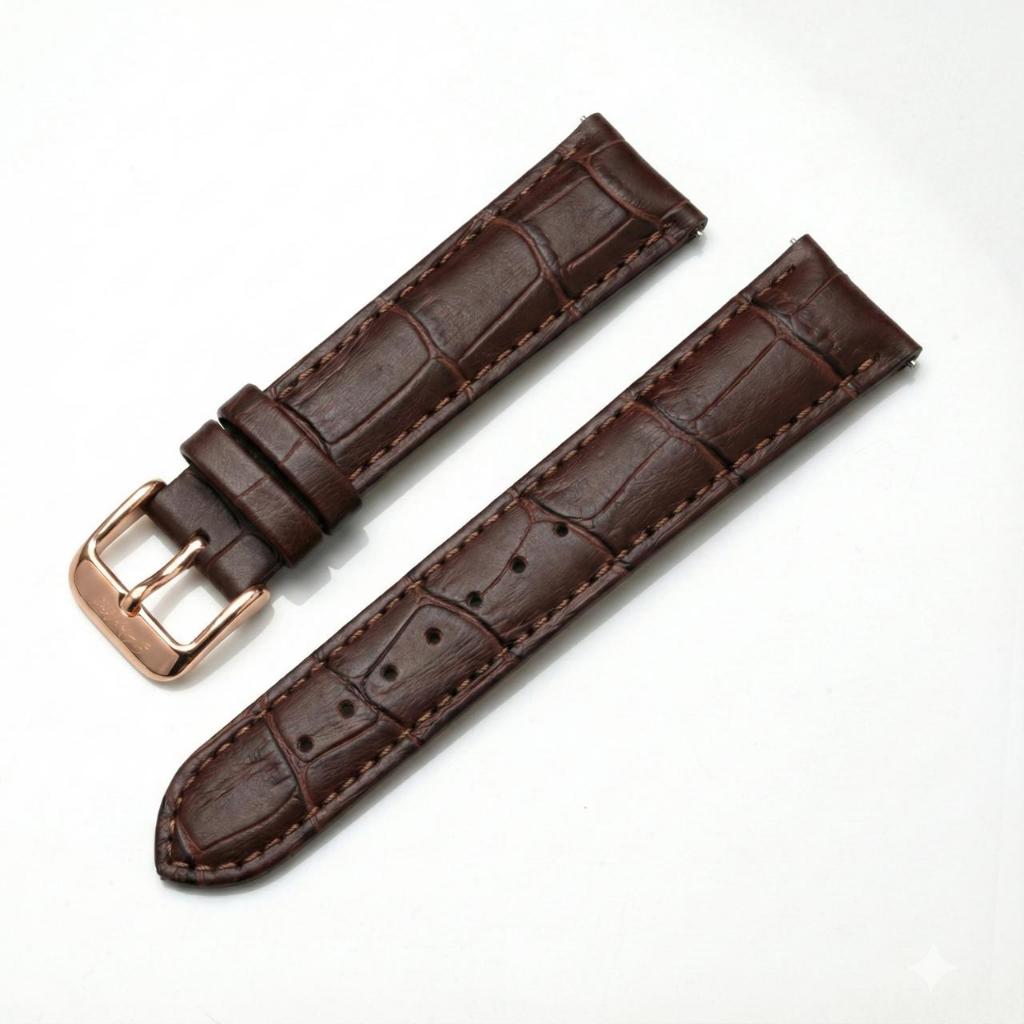 Strap Jam Tangan 18 mm Leather