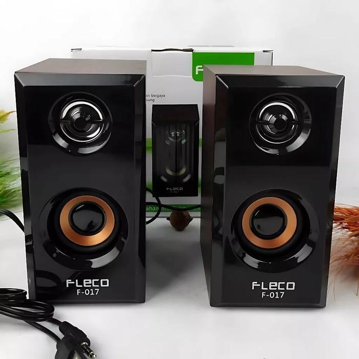 SERBA COD NEWW speker laptop fleco F-017 speaker komputer speker aktif superr  bass