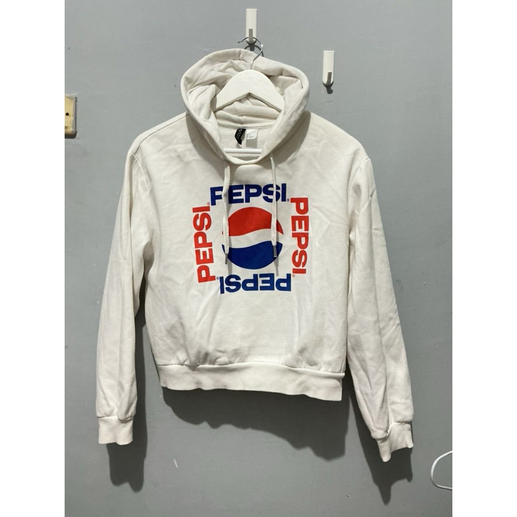 H&M PEPSI CROP HOODIE