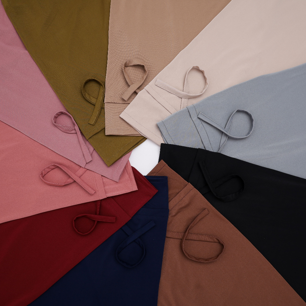 JILBAB TERBARU KARET DAGU BERGO HIJAB INSTAN