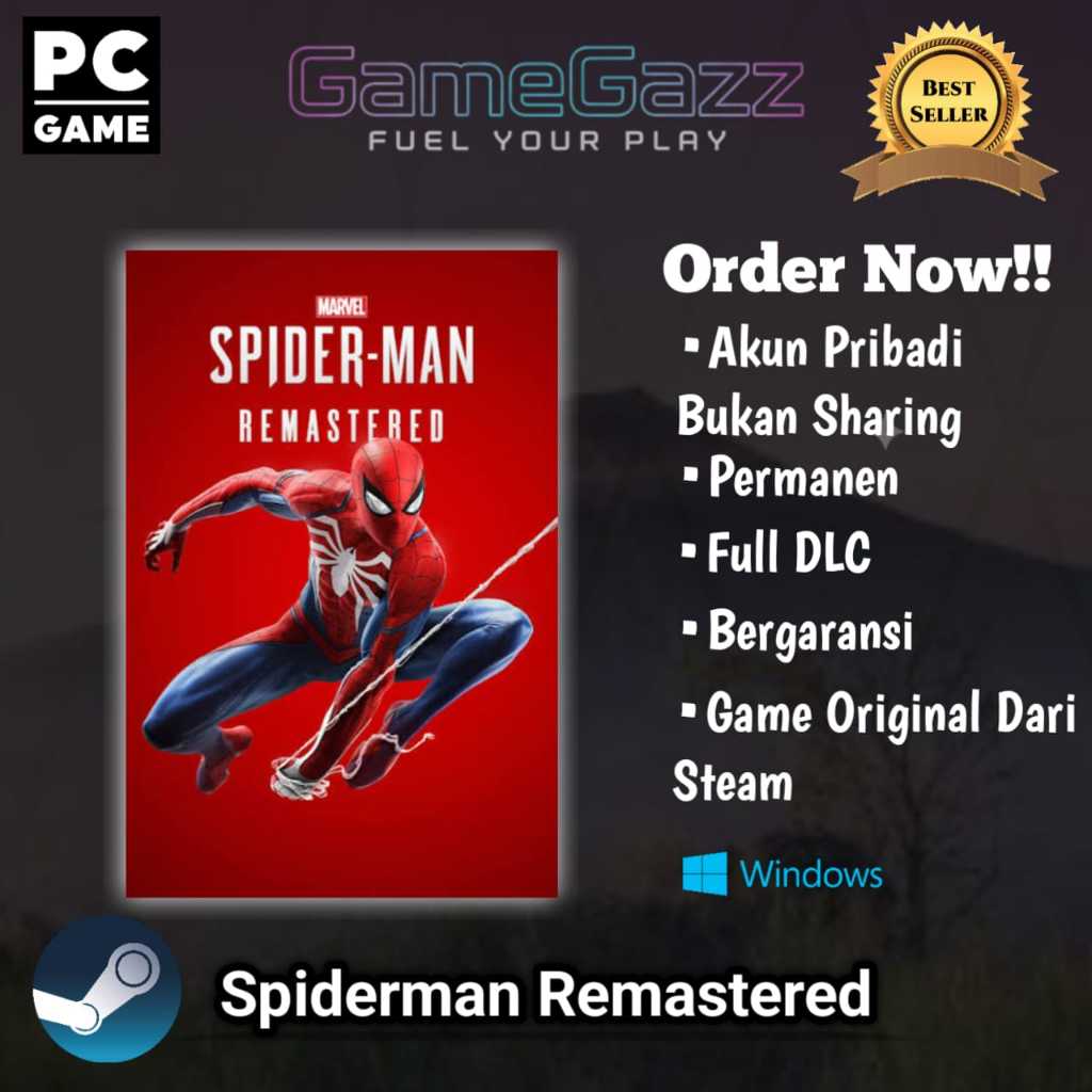 [PRIVATE] MARVEL'S SPIDERMAN REMASTERED - GAME PC FULL DLC HIGH QUALITY