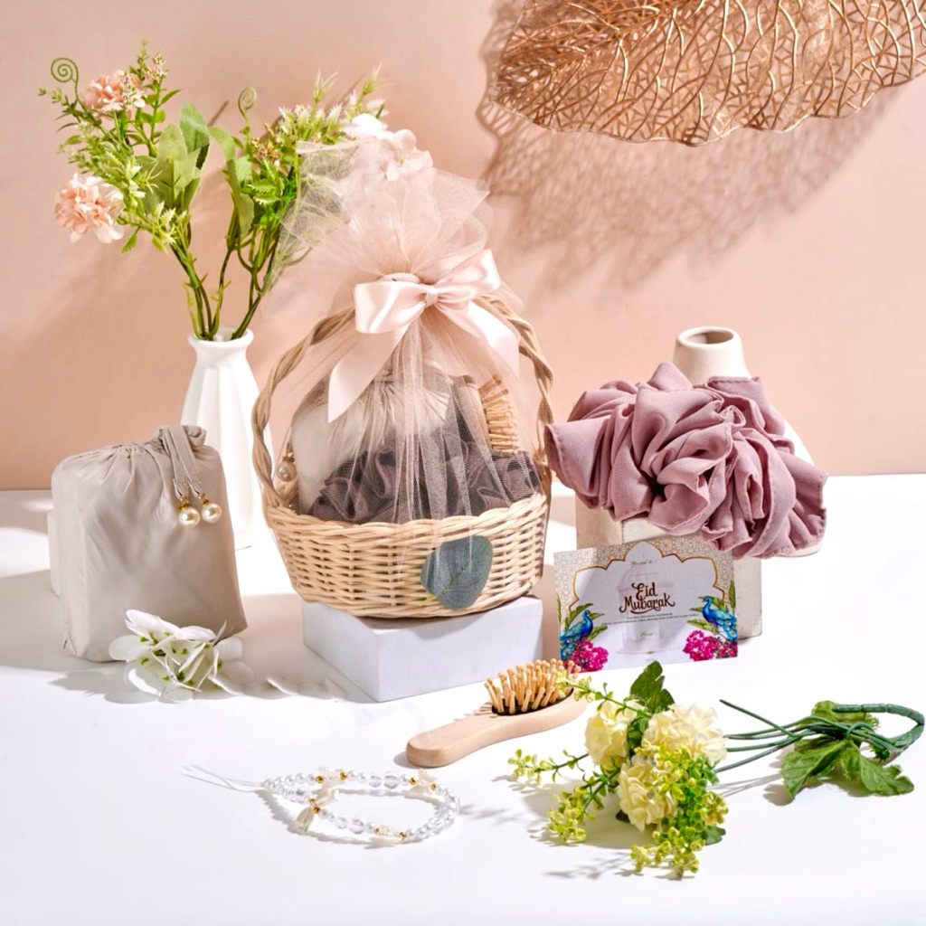 HOT DEALS SHOPIA HAMPERS LEBARAN / HAMPERS MUKENA KEMAS KERANJANG TILE