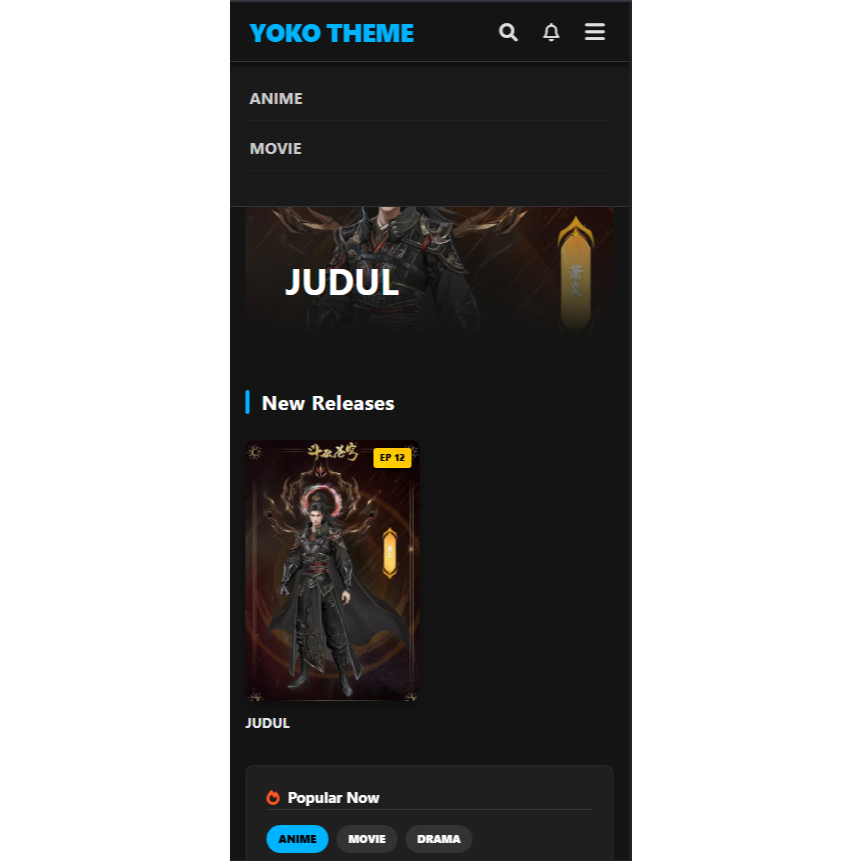 Tema blooger Streaming Movie,drama,anime/donghua