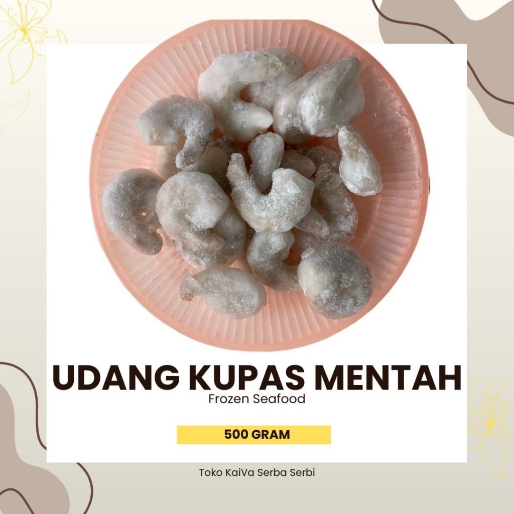 UDANG KUPAS MENTAH 500 GRAM | UDANG KUPAS | UDANG KUPAS BERSIH | DAGING UDANG | PEELED SHRIMP | JUAL