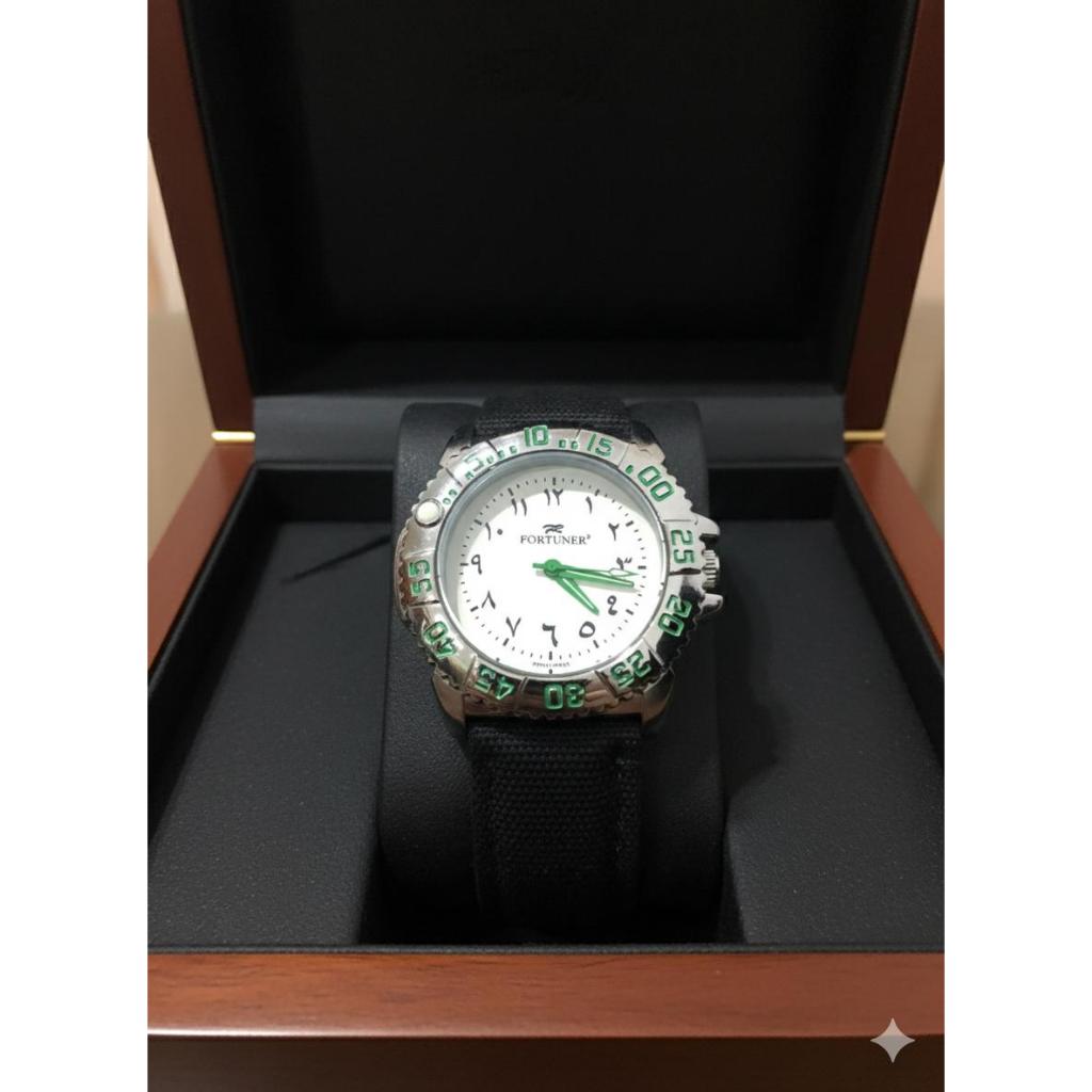 Jam Tangan Pria Strap Kanvas ( Nilon ) Angka Arab Anti Air Free Box