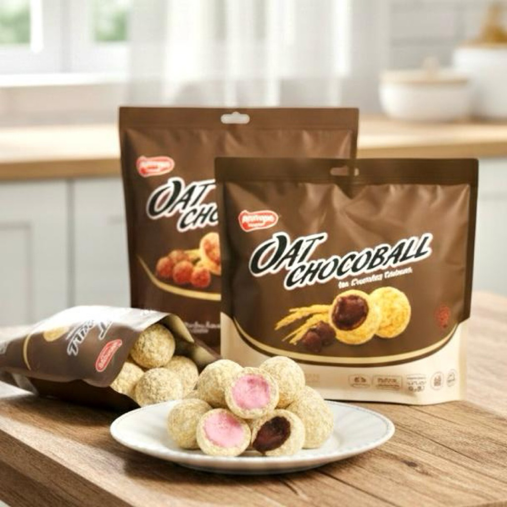 Naraya Oat Choco Ball Coklat Vanilla Strawberry