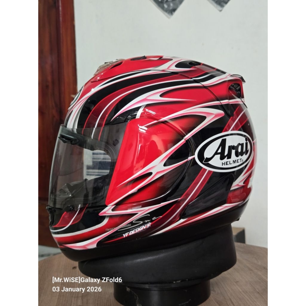 Arai Rx7 RR5 Mamola Red original mint condition rapi collector item