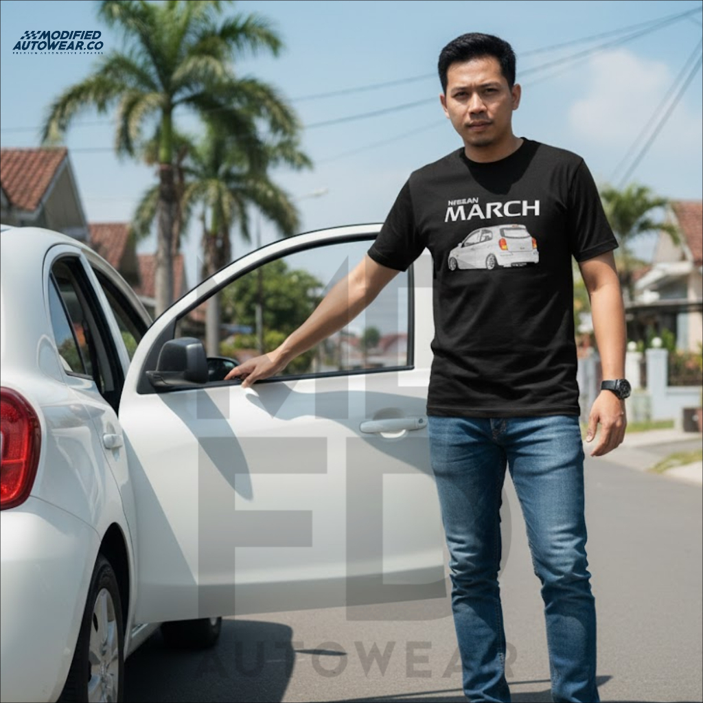 kaos nissan march modified autowear kaos mobil nissan march kaos distro pria nissan march
