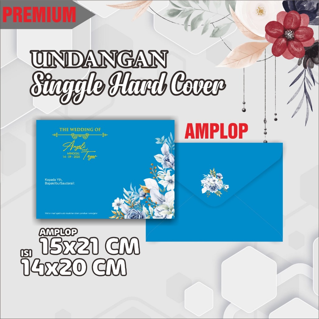 Undangan hard cover premium, Tulisan Gold mewah, Unik Undangan, Murah Undangan Kekinian Undangan Per