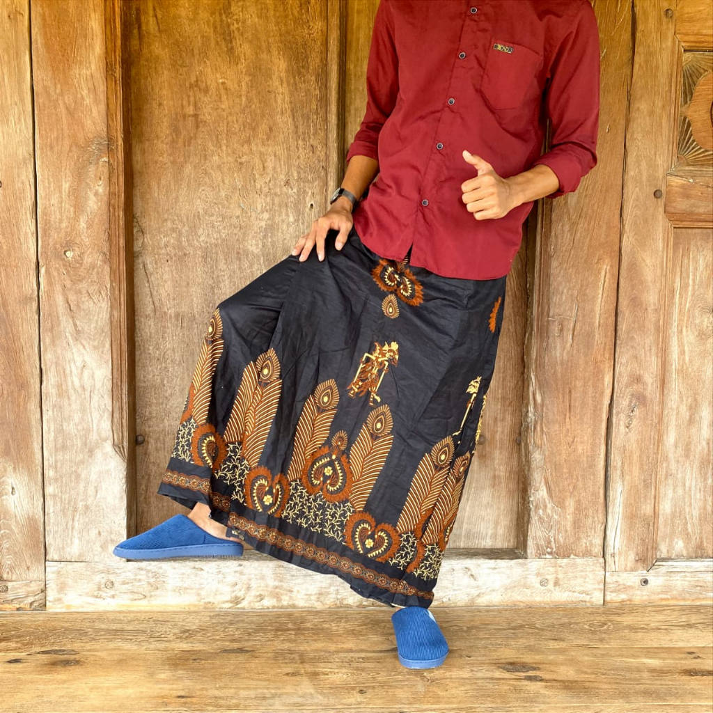 CELANA SARUNG DEWASA BATIK WULU WAYANG SARUNG INSTAN