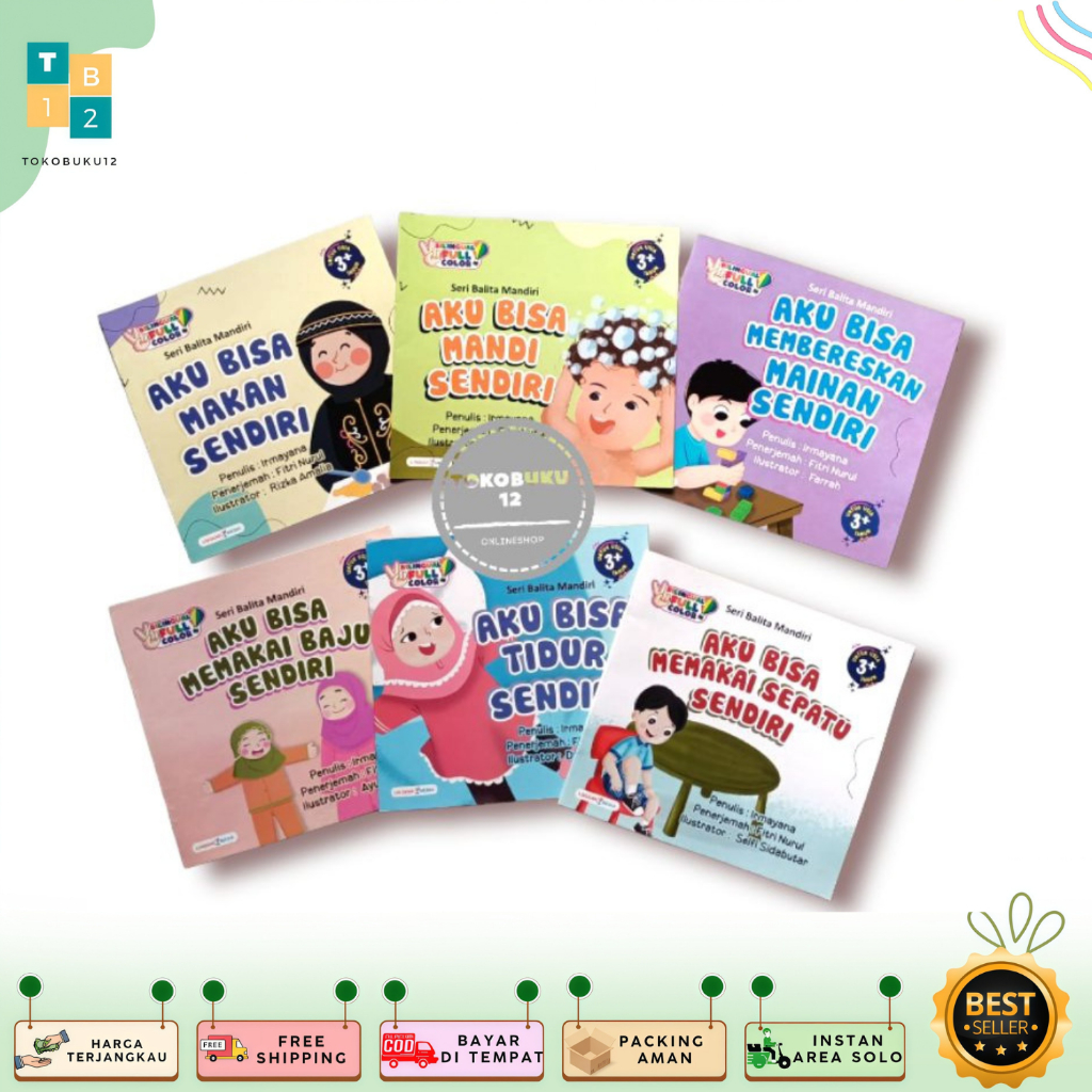 Buku Cerita Seri Balita Mandiri Bilingual Untuk Usia 3 Tahun keatas Lingkar Media