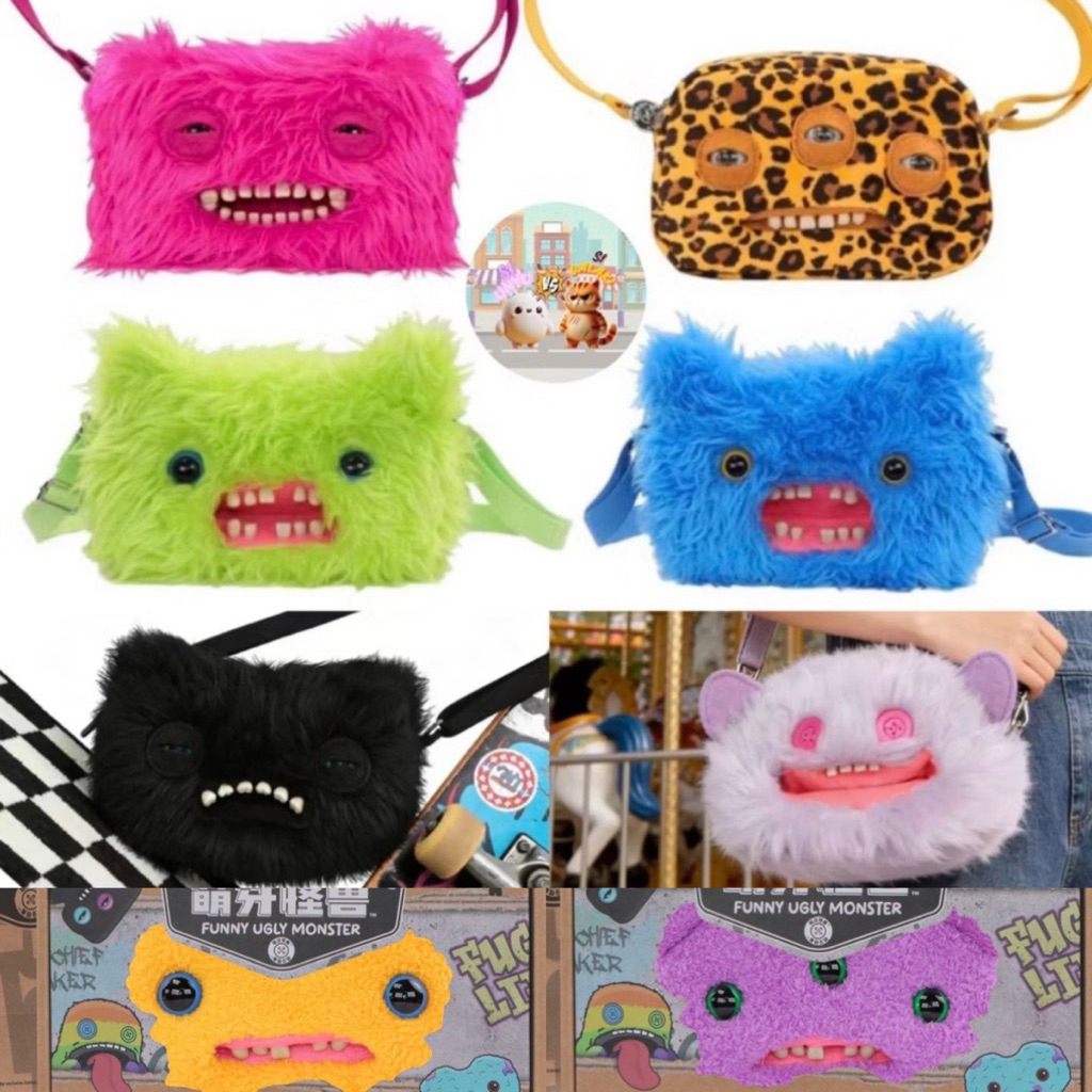Fuggler Crossbody Bag Funny Ugly Monster Sling Bag Original Tas Selempang Fugler Lucu Jelek Asli Ori
