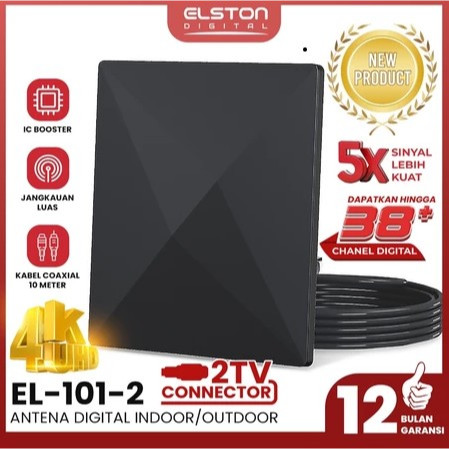 Antena TV Digital EL-101-2 Indoor Outdoor 2 TV