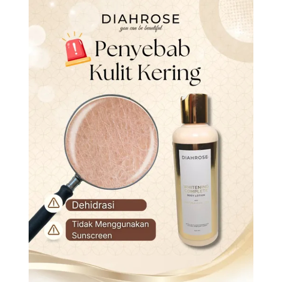 DIAHROSE WHITENING COMPLETE BODY LOTION - Lotion Tubuh Wangi Parfum Mewah ala Paris