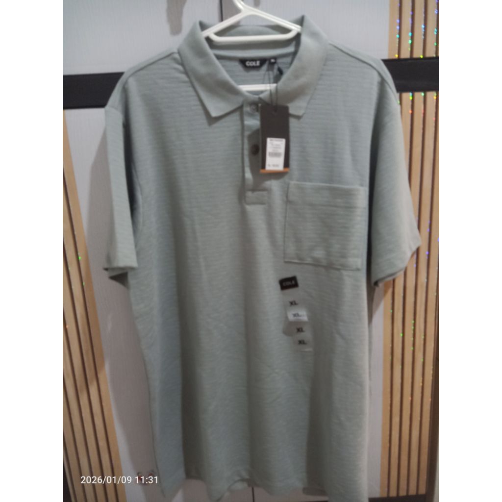 Kaos polo cole bapak size XL