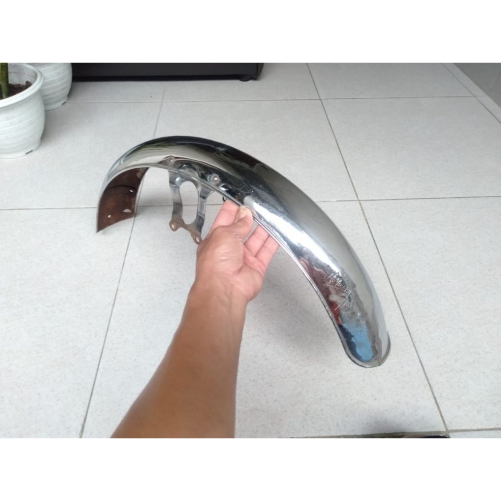 Spakbor Slebor Depan Honda GL100 GL125 Tua GLK K5 Original