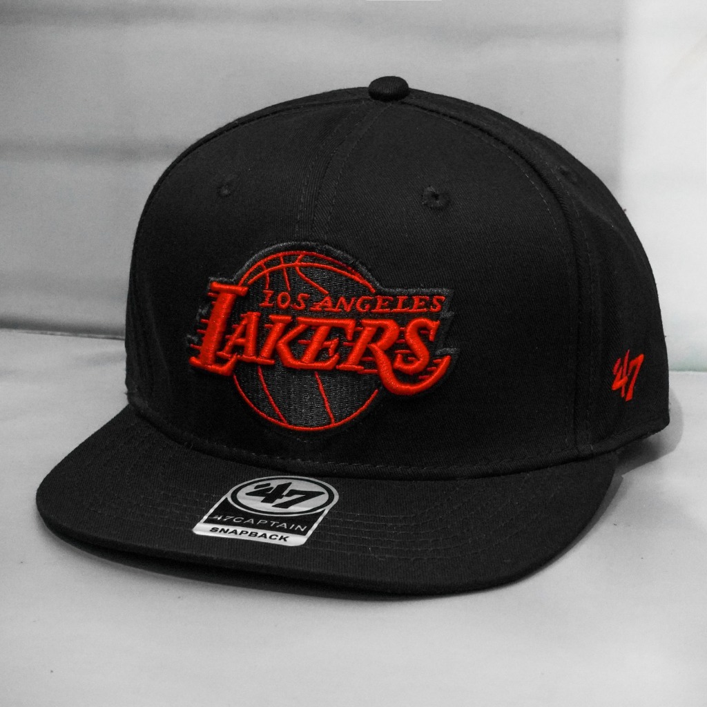 Topi Lakers Los Angels Topi Baseball Pria NBA Import Mirror ORI