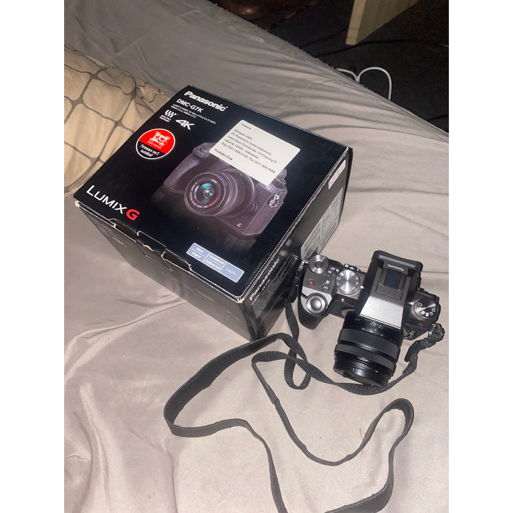 SECOND KAMERA LUMIX G7 KONDISI 99% NO MINUS