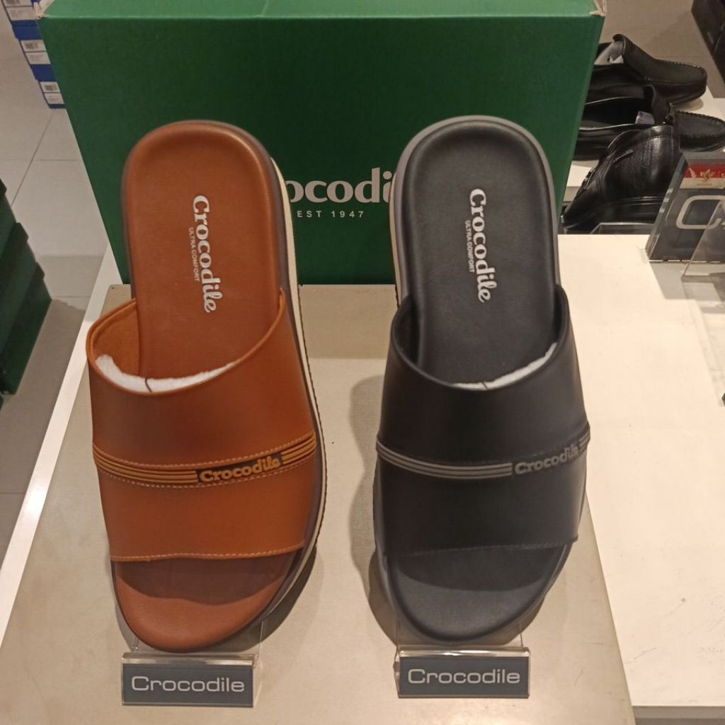 CROCODILE sandal kulit pria