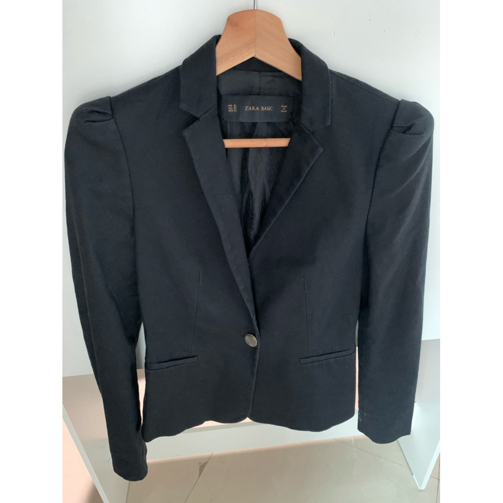 Blazer Zara Basic Wanita (Preloved)