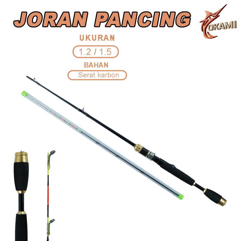 Joran Pancing Carbon Ringan Kuat Sensitif Cocok Casting dan Spinning - TFG5116
