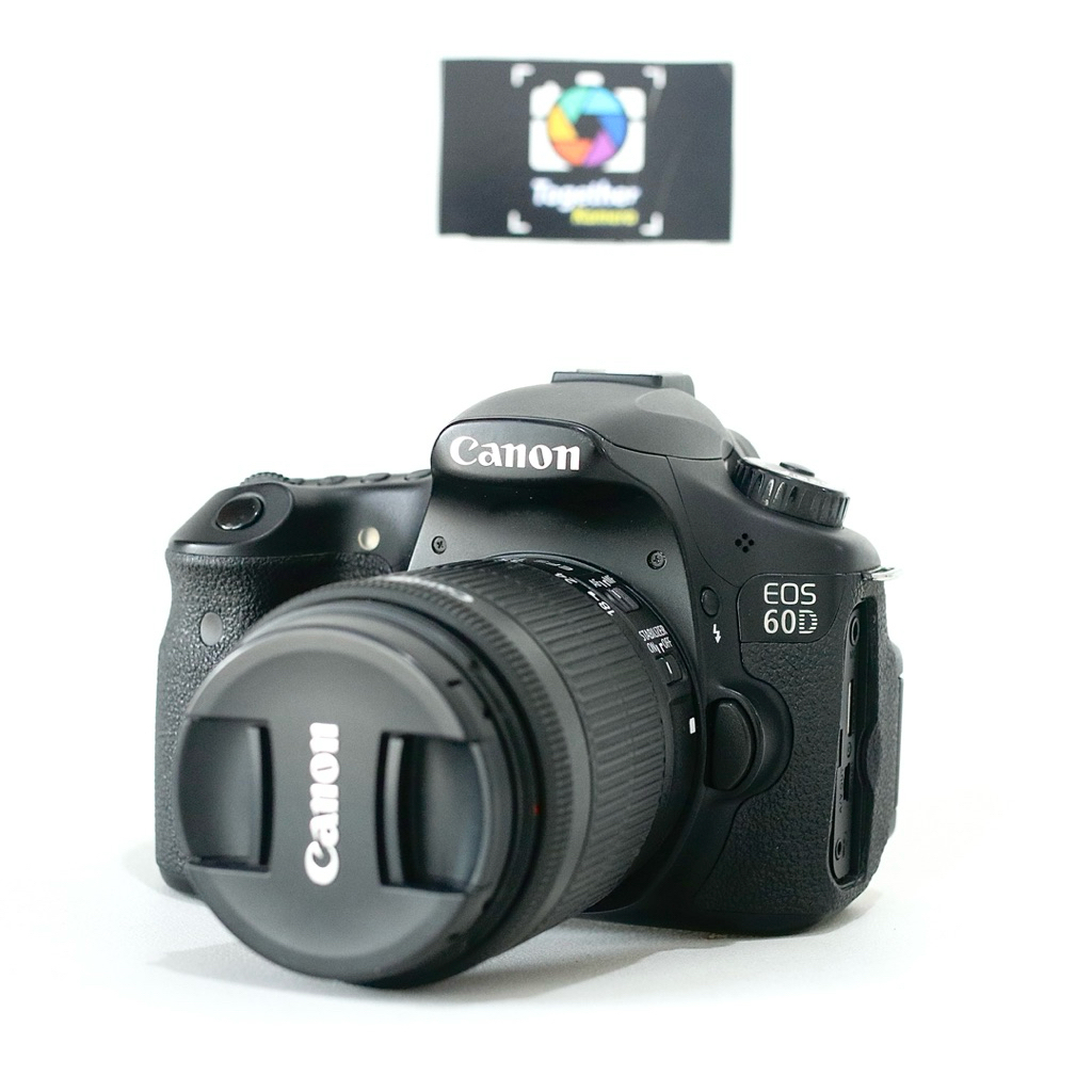 kamera dslr canon 60d kit 18-55mm stm second