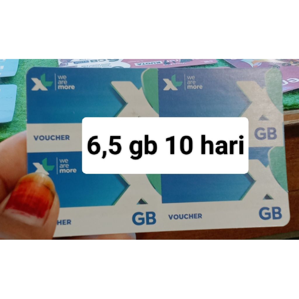 VOUCHER DATA XL 6,5 GB 10 HARI