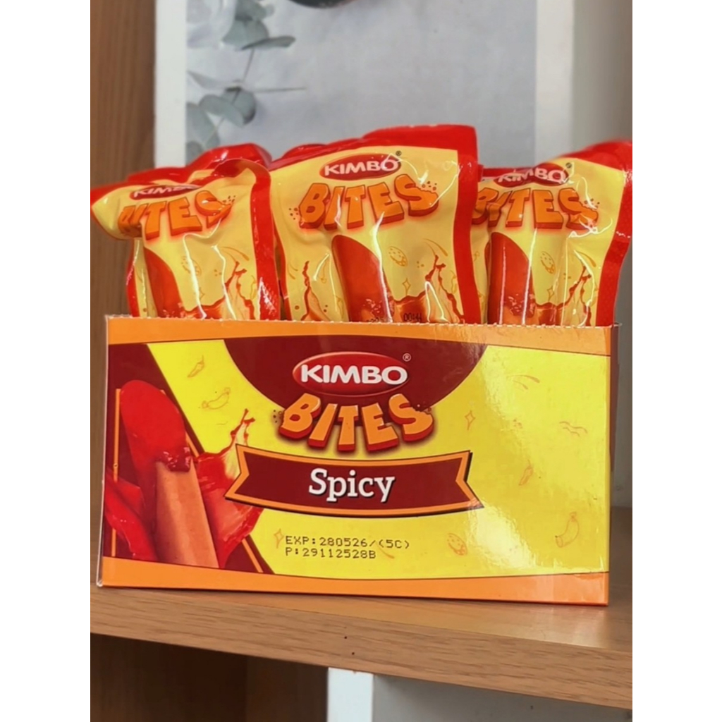 Kimbo Bites Spicy Isi 12pcs - SOSIS SUDAH MATANG SIAP MAKAN