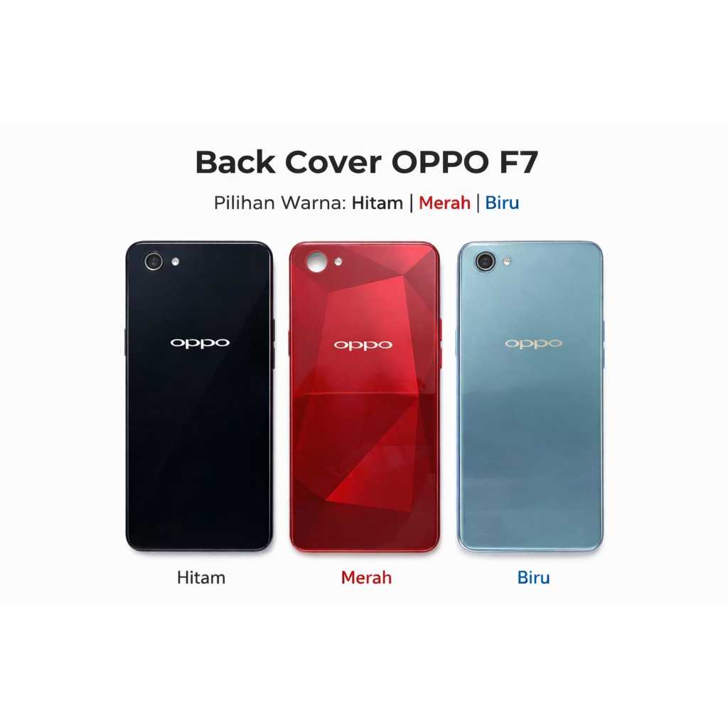 Backdoor Tutup Belakang Housing HP Oppo F7 Youth Bekdor Back Cover Casing Kesing Oppo F7
