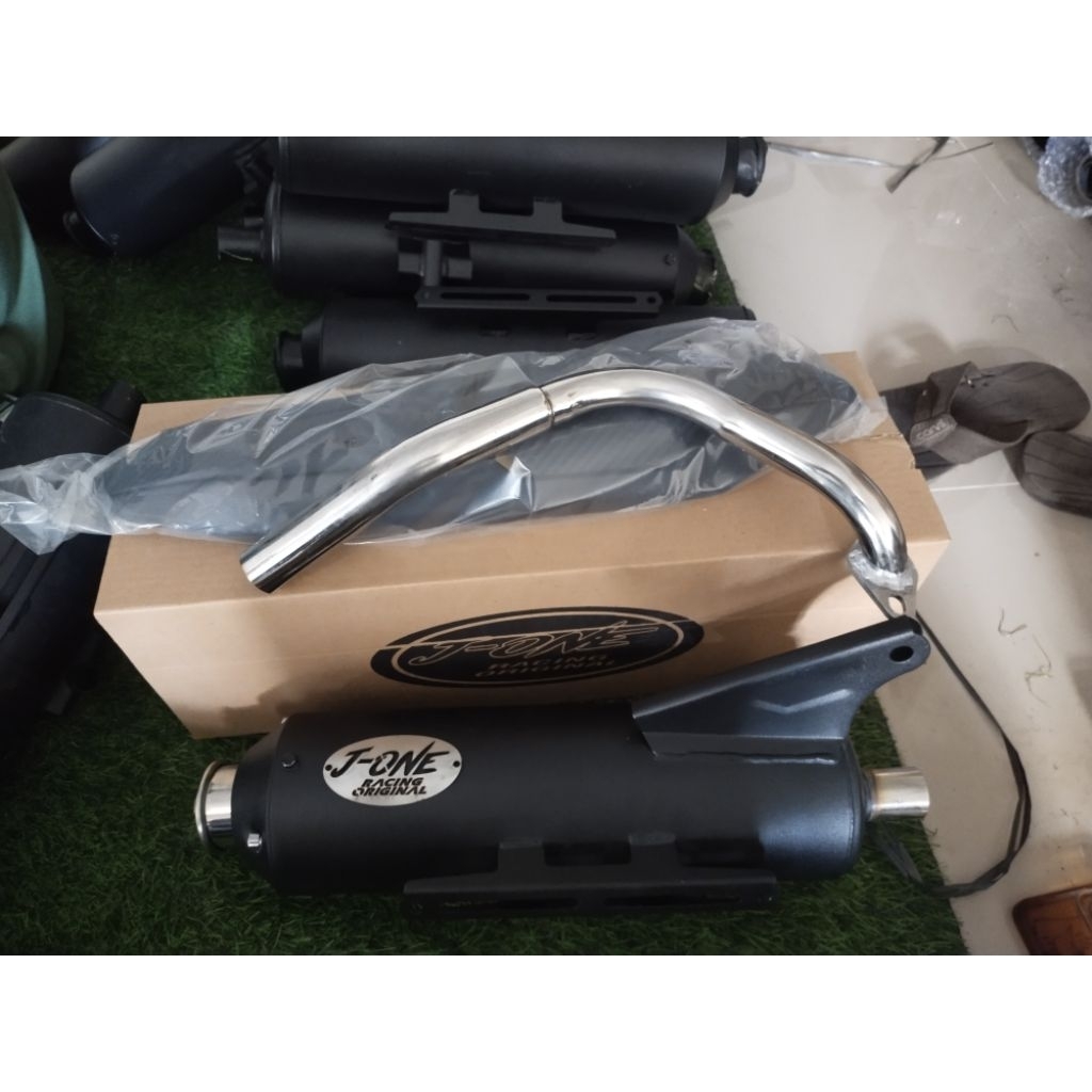 Knalpot STD RACSING J.ONE beat 2020ke atas beat 2019 kebawah scopy genio  leheran stenlis 26 28  sua