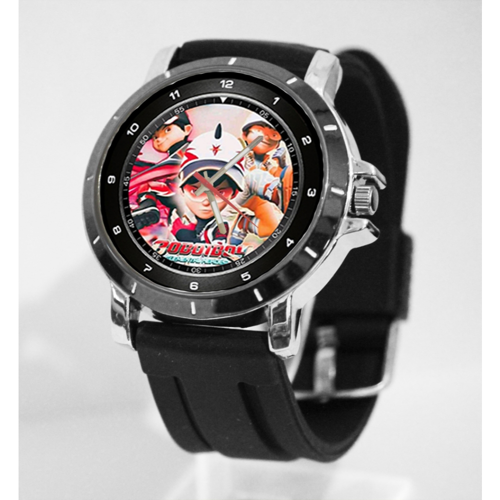Fikastore Jam Tangan Karakter Boboiboy Pria dan Anak Cowok Jam Tangan keren Free Box dan Baterai