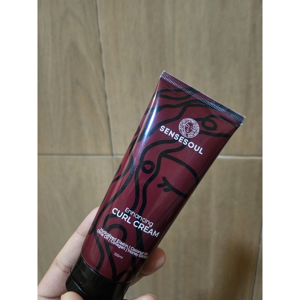 Sensesoul Enhancing Curl Cream 100ml - Melembabkan dan Menutrisi Rambut Keriting