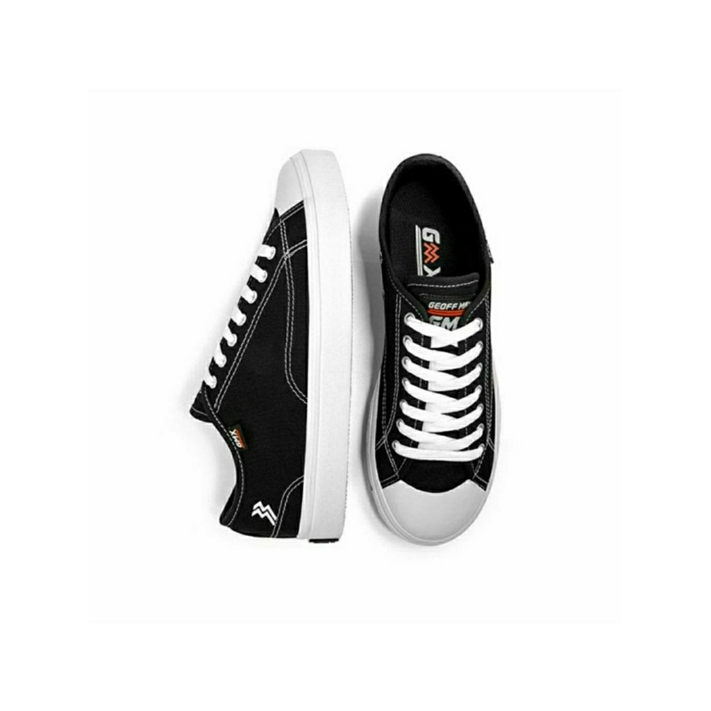 geoff Max Timeless Black White | sepatu lelaki & perempuan | sepatu sekolah