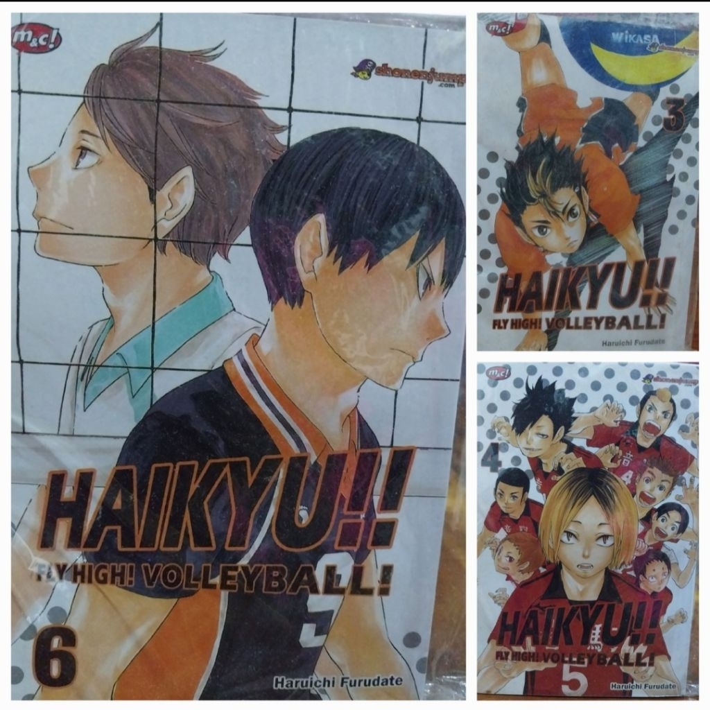 KOMIK SET HAIKYUU VOLUME 3 4 6