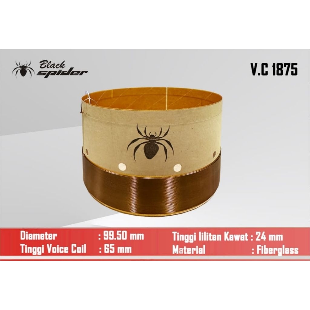 SPOL/Voice Coil 1875 Original Black Spider