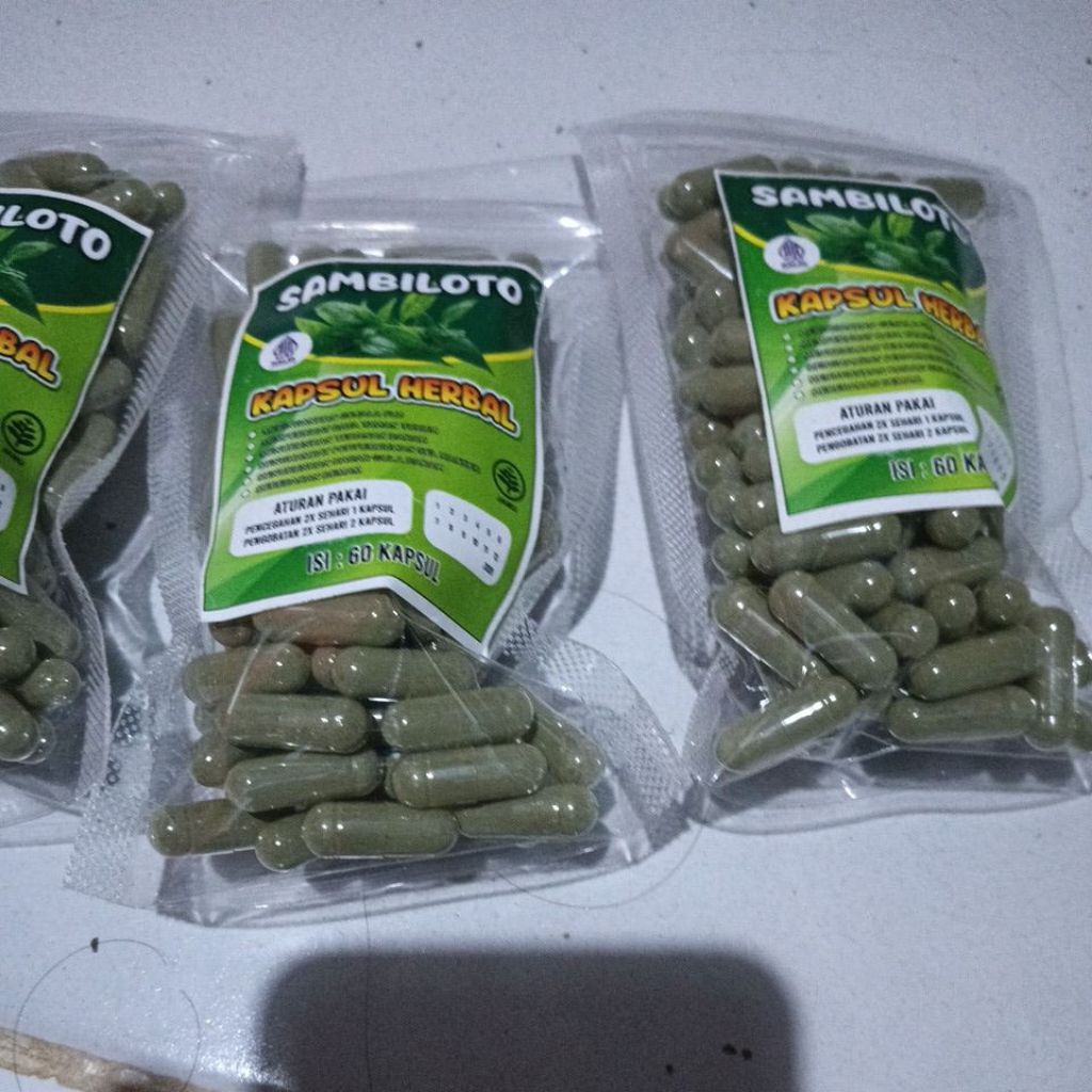 sambiloto herbal 100 kapsul